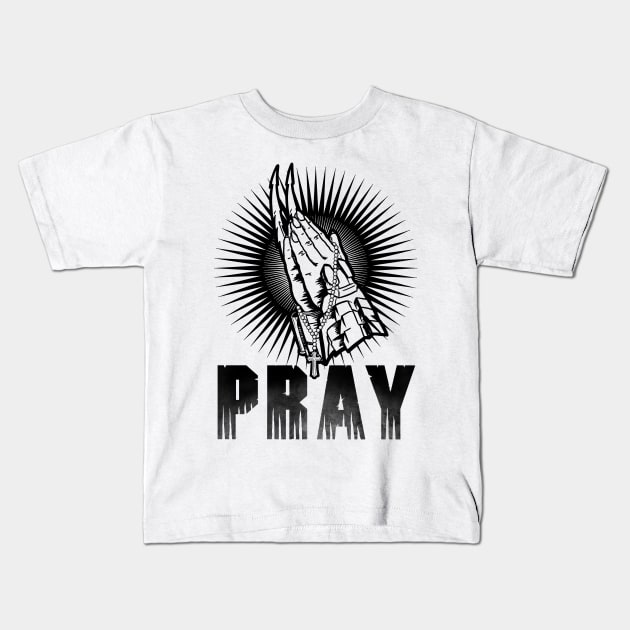 Pray for Naru (tattoo edition) Kids T-Shirt by S3bCarey